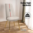 Load image into Gallery viewer, Artiss Dining Chairs Set of 2 Linen Fabric High Back Beige
