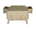 Load image into Gallery viewer, Grevillea Coffee Table 130cm Solid Acacia Timber Wood Rattan Furniture - Brown
