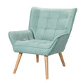 Load image into Gallery viewer, Artiss Armchair Lounge Chair Accent Chairs Sofa Linen Fabric Cushion Seat Blue
