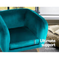Load image into Gallery viewer, Artiss Armchair Lounge Sofa Arm Chair Accent Chairs Armchairs Couch Velvet Green
