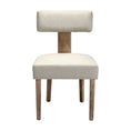 Load image into Gallery viewer, Artiss Dining Chairs Set of 2 Linen Fabric Wooden Beige
