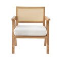 Load image into Gallery viewer, Artiss Armchair Accent Chair Lounge Rattan Velvet Pine
