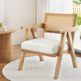 Load image into Gallery viewer, Artiss Armchair Accent Chair Lounge Rattan Velvet Pine
