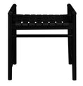 Load image into Gallery viewer, Elliot Single Seater Bench with Genuine Leather (Black)
