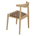 Load image into Gallery viewer, Elliot Leather Dining Chair (Natural)
