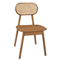 Load image into Gallery viewer, Kelly Rattan Dining Chair (Almond)
