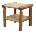 Load image into Gallery viewer, Kelly Handwoven Rattan Lamp Table (Almond)
