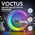 Load image into Gallery viewer, VOCTUS 5 in 1 Bedside Table Lamp with 15W Quick Wireless Charger (White)
