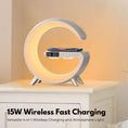 Load image into Gallery viewer, VOCTUS 5 in 1 Bedside Table Lamp with 15W Quick Wireless Charger (White)
