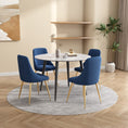 Load image into Gallery viewer, Round MDF Marbling Dining Table
