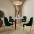 Load image into Gallery viewer, Round MDF Marbling Dining Table
