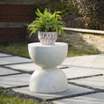 Load image into Gallery viewer, Nordic Hourglass Imitation Terrazzo Small Side Table Ins Coffee Table Coffee Table Creative Round Small Side Table
