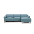 Load image into Gallery viewer, Inala 2 Seater Genuine Leather Sofa Lounge Electric Powered Recliner RHF Chaise Blue
