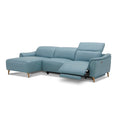 Load image into Gallery viewer, Inala 2 Seater Genuine Leather Sofa Lounge Electric Powered Recliner RHF Chaise Blue
