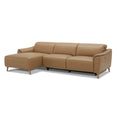 Load image into Gallery viewer, Inala 2 Seater Genuine Leather Sofa Lounge Electric Powered Recliner LHF Chaise Latte
