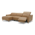 Load image into Gallery viewer, Inala 2 Seater Genuine Leather Sofa Lounge Electric Powered Recliner LHF Chaise Latte
