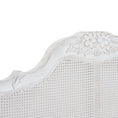 Load image into Gallery viewer, Alice Queen Size Bed Frame Rattan Timber Wood Mattress Base Distressed White
