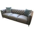 Load image into Gallery viewer, Luxe Genuine Forli Leather Sofa 3.5 Seater Upholstered Lounge Couch - Dark Grey
