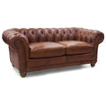 Load image into Gallery viewer, Sonny 2.5 Seater Genuine Leather Sofa Chestfield Lounge Couch - Butterscotch
