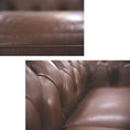 Load image into Gallery viewer, Sonny 2.5 Seater Genuine Leather Sofa Chestfield Lounge Couch - Butterscotch

