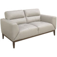 Load image into Gallery viewer, Downy  Genuine Leather Sofa 2 Seater Upholstered Lounge Couch - Silver
