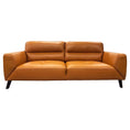 Load image into Gallery viewer, Downy  Genuine Leather Sofa 3 Seater Upholstered Lounge Couch - Tangerine
