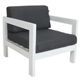 Load image into Gallery viewer, Outie 4pc Set 1+1+2 Seater Outdoor Sofa Lounge Coffee Table Aluminium White
