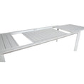 Load image into Gallery viewer, Iberia 230-345cm Aluminium Outdoor Extensible Dining Table White
