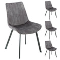 Load image into Gallery viewer, Sloane Fabric Dining Chairs (Set of 4) - Grey
