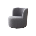 Load image into Gallery viewer, Como Arm Chair Fabric Upholstery Dark Grey Colour Wooden Structure High Density Foam Rotating Metal Chassis
