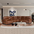 Load image into Gallery viewer, Havana 6 Seater Genuine Leather Recliner Sofa Power Slide Chaise Zero Gravity Mechanism
