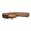 Load image into Gallery viewer, London 5 Seater Corner Sofa Chaise Genuine Leather Electric Recliner Power Slide Left Chaise
