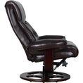 Load image into Gallery viewer, Julio Faux Leather Premium Reclining Lounge Arm Chair w/ Ottoman Swivel Sofa
