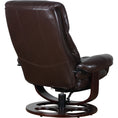 Load image into Gallery viewer, Julio Faux Leather Premium Reclining Lounge Arm Chair w/ Ottoman Swivel Sofa
