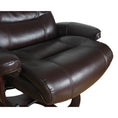 Load image into Gallery viewer, Julio Faux Leather Premium Reclining Lounge Arm Chair w/ Ottoman Swivel Sofa
