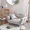 Load image into Gallery viewer, NNEOBA Convertible Sofa Couch with Adjustable Backrest and Armrests

