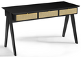 Load image into Gallery viewer, Lara Rattan Desk Console Table
