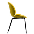 Load image into Gallery viewer, Meryll Yellow Curvy Beetle Dining Chair Set of 2
