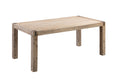 Load image into Gallery viewer, Dining Table with Solid Acacia Medium Size Wooden Base in Oak Colour
