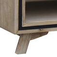 Load image into Gallery viewer, Coffee Table Solid Wood Acacia & Veneer Frame 2 Drawers Storage Sliver Brush Colour
