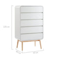 Load image into Gallery viewer, Merlin White Modern Retro Tallboy
