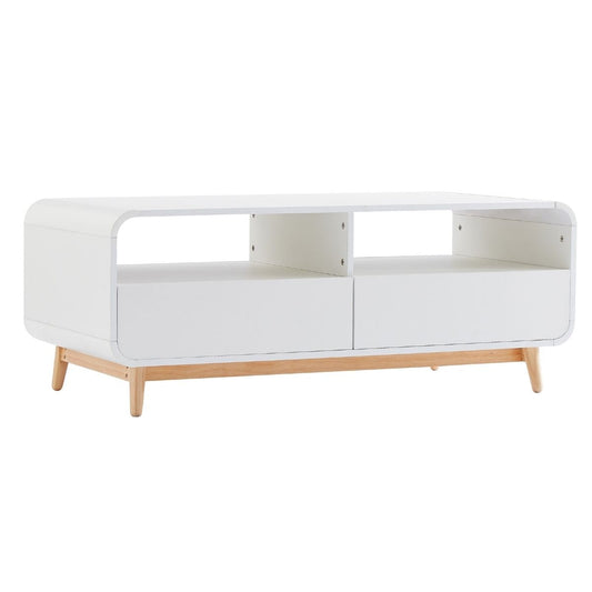 Molly White Modern Retro Coffee Table