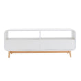 Load image into Gallery viewer, Molly White Modern Retro Coffee Table
