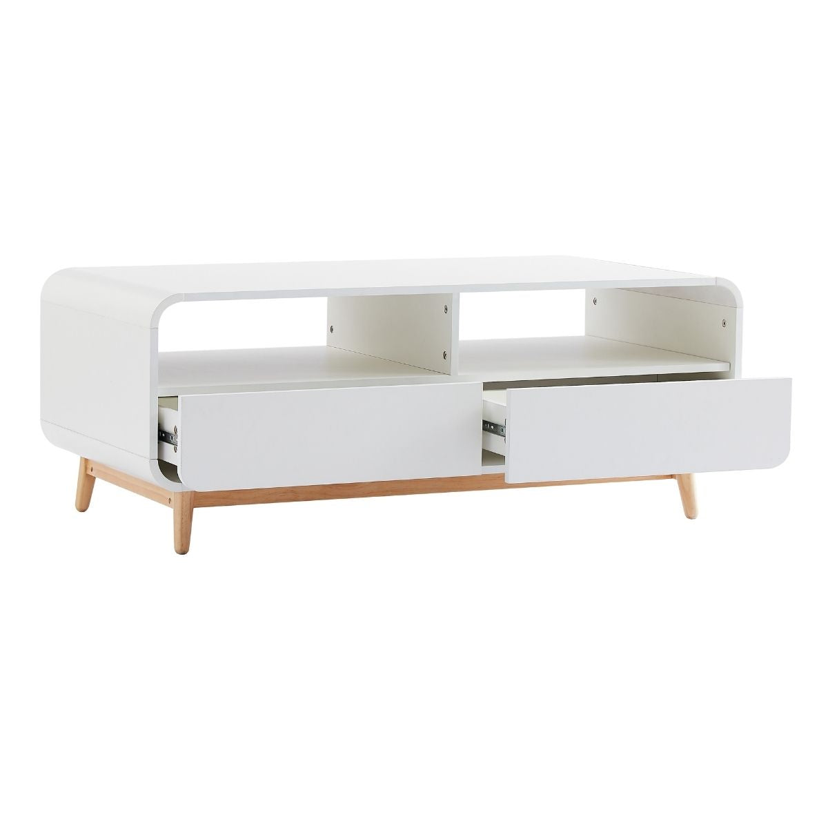 Molly White Modern Retro Coffee Table