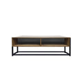 Load image into Gallery viewer, Luke Milan Wood Tone Coffee Table Stylish Rustic Flawless Design 110cm
