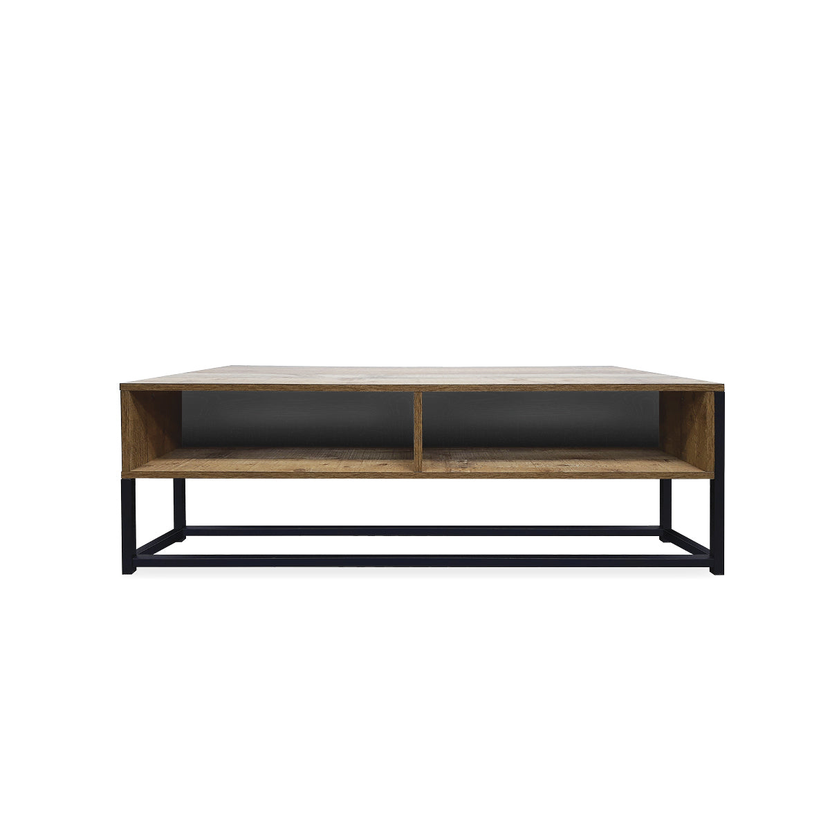 Luke Milan Wood Tone Coffee Table Stylish Rustic Flawless Design 110cm