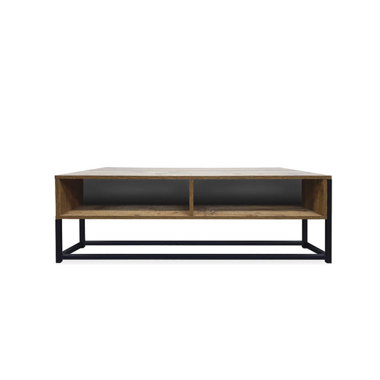 Luke Milan Wood Tone Coffee Table Stylish Rustic Flawless Design 110cm