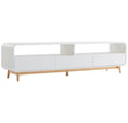 Load image into Gallery viewer, Scandinavian Modern Retro TV Cabinet 180CM Entertainment Unit Storage
