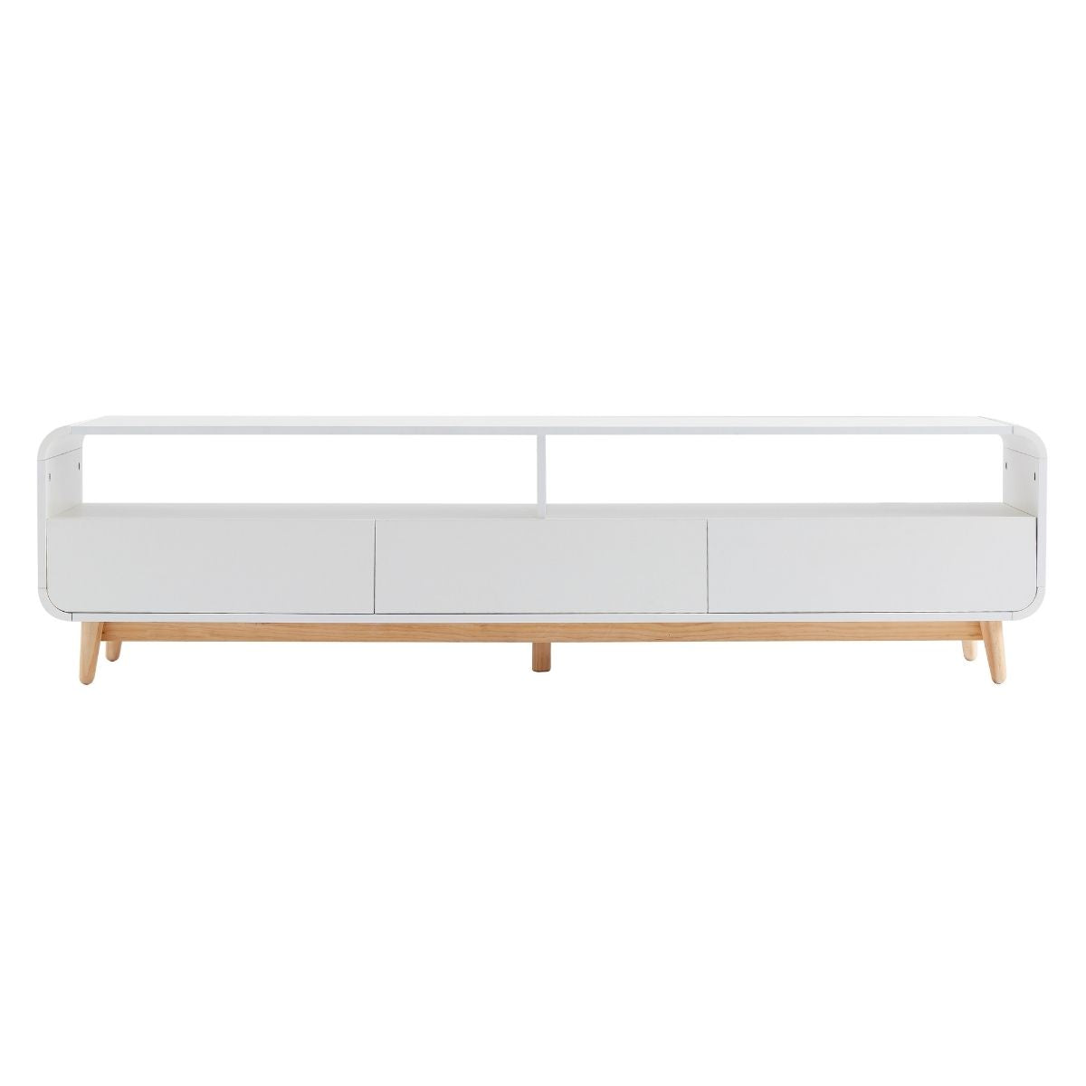 Scandinavian Modern Retro TV Cabinet 180CM Entertainment Unit Storage