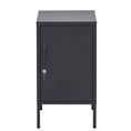 Load image into Gallery viewer, ArtissIn Metal Locker Storage Shelf Filing Cabinet Cupboard Bedside Table Black
